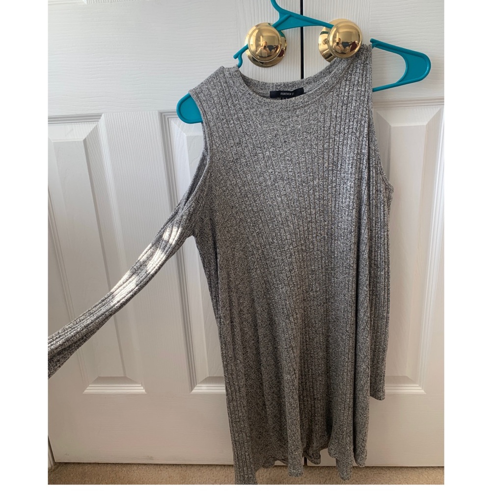 Open shoulder dress